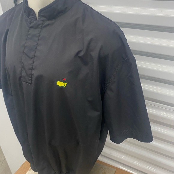Masters Collection Augusta Black Pullover Windbreaker - Picture 3 of 8